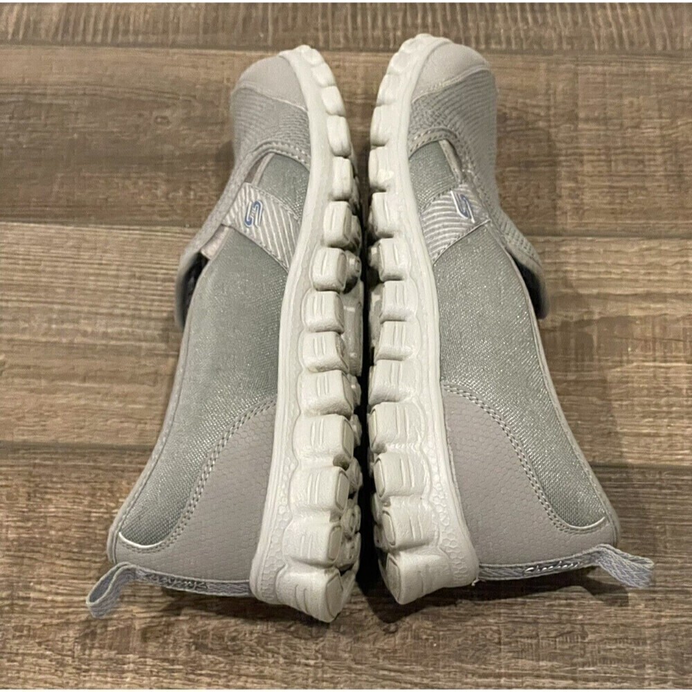 SKECHERS FLEX LITE Womens Size 8 Gray Air Cooled Memory Foam Comfort Shoe - Picture 2 of 9